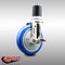 Service Caster 5 Inch 316SS Blue Polyurethane Swivel 1-7/8 Inch Expanding Stem Caster Brake SCC-SS316EX20S514-PPUB-BLUE-TLB-178 - alternate 2